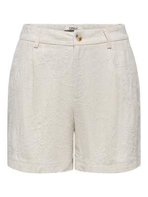ONLSIESTA HW LINEN BL EMB SHORTS PN