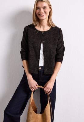 soft jacket w.deco buttons