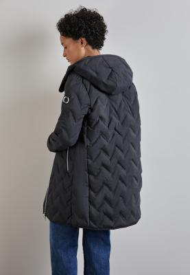 Steppmantel mit Zick-Zack-Steppung | Zig Zag Quilting Coat w. Teflo