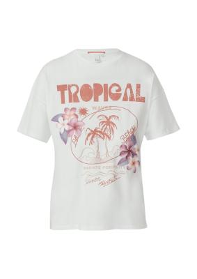 T-Shirt mit coolem Frontprint