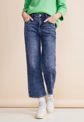 Damenjeans | Style QR Straight Leg,hw,indig