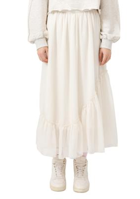 Chiffonrock mit Volant