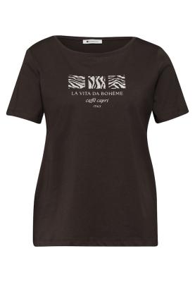 LTD QR basic pearl print shirt