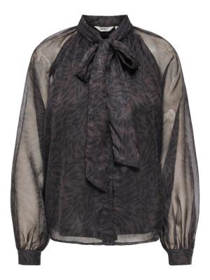 ONLLUMERIA L/S TIE BLOUSE WVN