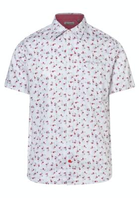 Herren Kurzarmhemd Allover Print | Unisex MenPrinted Basic Shortsleeve Shirt