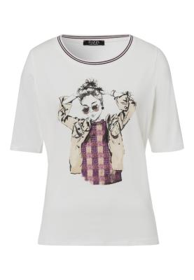Lässig geschnittenes Shirt mit platziertem Frontmotiv