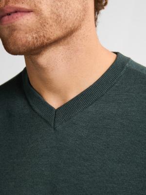 Men Knitwear V-Neck Basic
