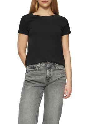 Baumwollshirt mit Rundhalsausschnitt – Ein zeitloses Basic für jede Garderobe