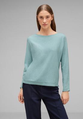 Damen Strickpullover mit Rundhalsausschnit | LTD QR dolman sweater