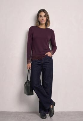 LTD QR basic shirt w.lace cuff
