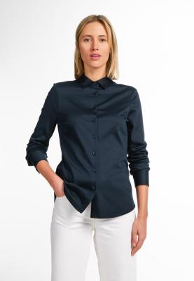 Jersey Shirt in Dunkelblau – Figurbetontes Must-Have mit Wohlfühlfaktor