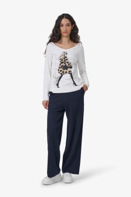 Sportalm Langarmshirt mit glanzvollen Details – Modernes Everyday-Essential