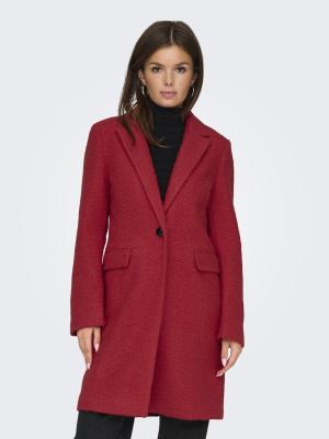 Damenmantel in kräftigem Rot – Eleganz für kühle Tage | ONLVALERIA COAT CC OTW