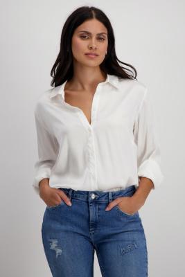 Stilvolle Eleganz: Die Hemdkragen-Bluse von MONARI