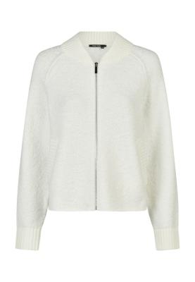 Strickjacke aus Bouclégarn