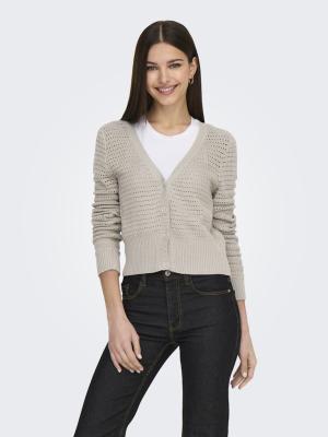 Gestrickter Cardigan | ONLROSEANN LS BUTTON V-NECK CARDIGA