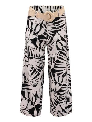 Damen-Culotte mit Gürtel – Must-have mit Tropical-Print