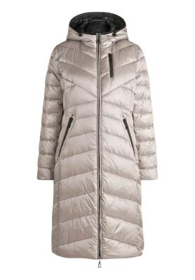 Gil Bret langer Steppmantel mit Kapuze – feminin & modern