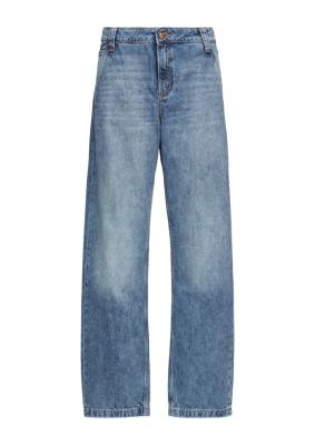 Baggy Jeans mit weitem Bein