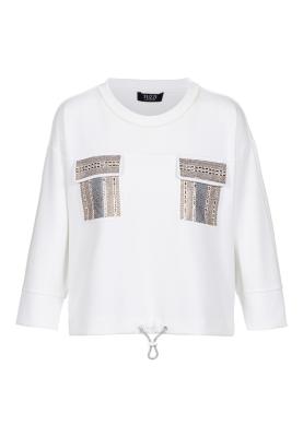 TUZZI Boxy Shirt – Maritimer Chic mit strukturierten Details