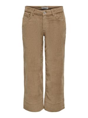 ONLGLOBAL MW WIDE CROP CORD PANT PN