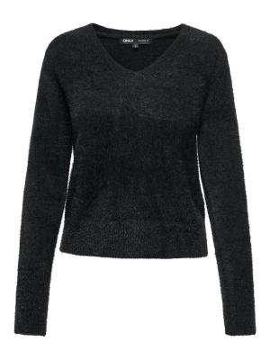 Pullover mit V- Ausschnitt | ONLELLA PIUMO LS V-NECK KNT