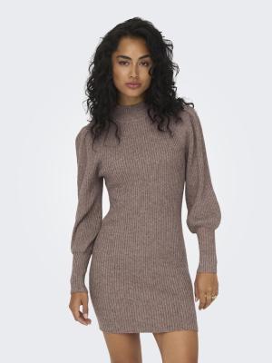 Strickkleid mit Puffärmeln | ONLKATIA L/S DRESS KNT NOOS