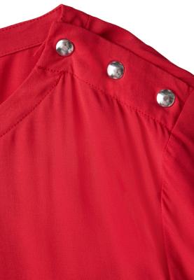 Bluse mit Knopf-Detail | Solid blouse w pressbuttons