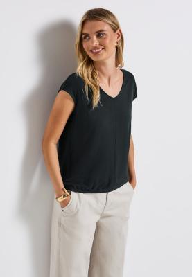 jersey shirt w. v-neck