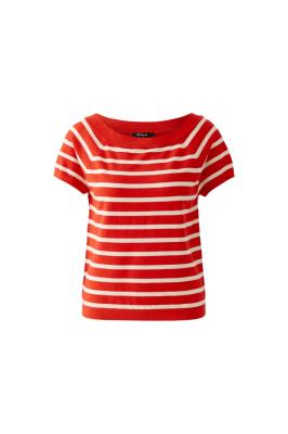 Streifen-Shirt mit sommerlichem Flair und weichem Griff