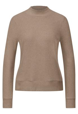 soft rib turtle neck shirt