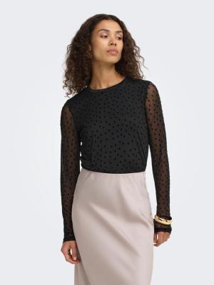 ONLNOVA L/S MESH TOP WVN