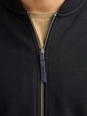 Men Sweater Collar Zip