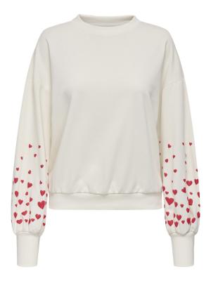 ONLBROOKE L/S O-NECK FLOWER SWT NOO