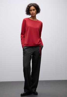 silk look shirt w.draw string