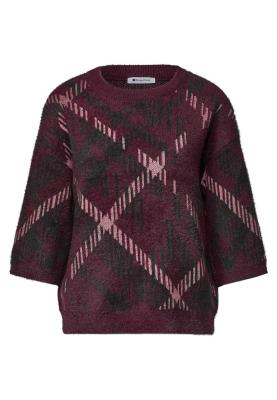LTD QR_fluffy jacquard sweater
