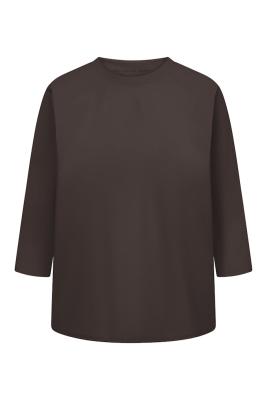 Grazia Funktionaler Style im Alltag: Rundhals-Shirt mit 3/4-Raglanärmel