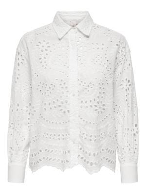 Stilvolle Bluse von ONLY mit Hemdkragen | ONLNEW LALISA LS BOXY SHIRT WVN