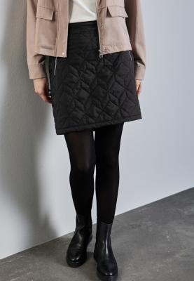 Rock mit Steppmuster | Style Maja Quilting Zip_solid