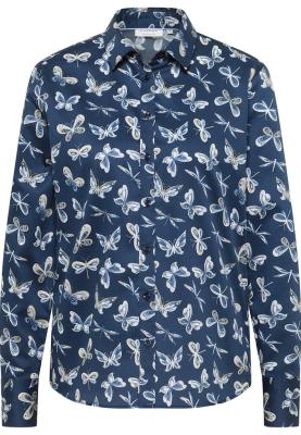 ETERNA Bluse – Femininer Print-Look mit Schmetterlingen