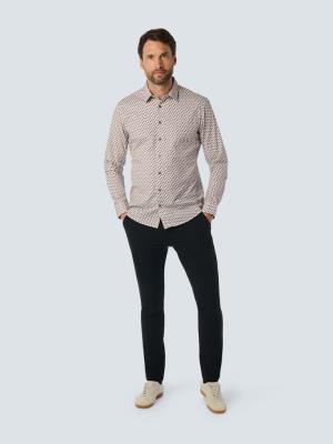 Hemd mit grafischem Muster | Shirt Stretch Allover Printed