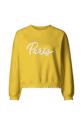 Damen Sweatshirt mit Stickerei | Sweatshirt with application organic