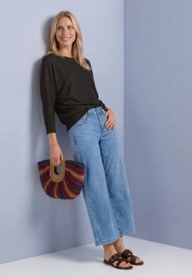melange batwing shirt