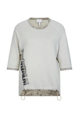 Shirt mit schimmerndem Sportalm-Schriftzug 3/4 Arm