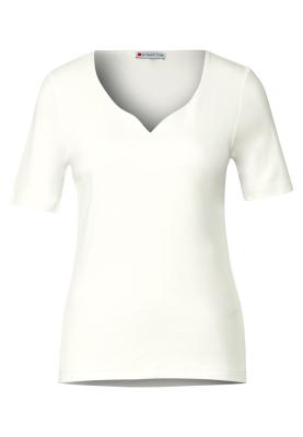 Modernes T-Shirt | QR shirt w.heart neckline shap