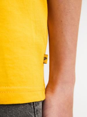 Petrol Industries T-Shirt in Gelb – sportlich, lässig, auffällig | Boys T-Shirt SS Classic Print