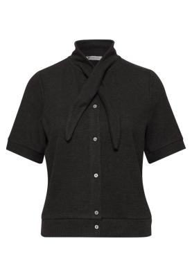 short jacket w.shawl collar