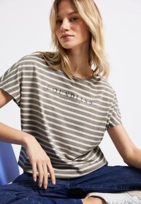 striped shirt w.wording