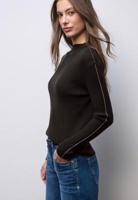 ribbed turtle sweater