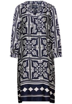 Tunika Kleid | Printed Border Viscose Dress